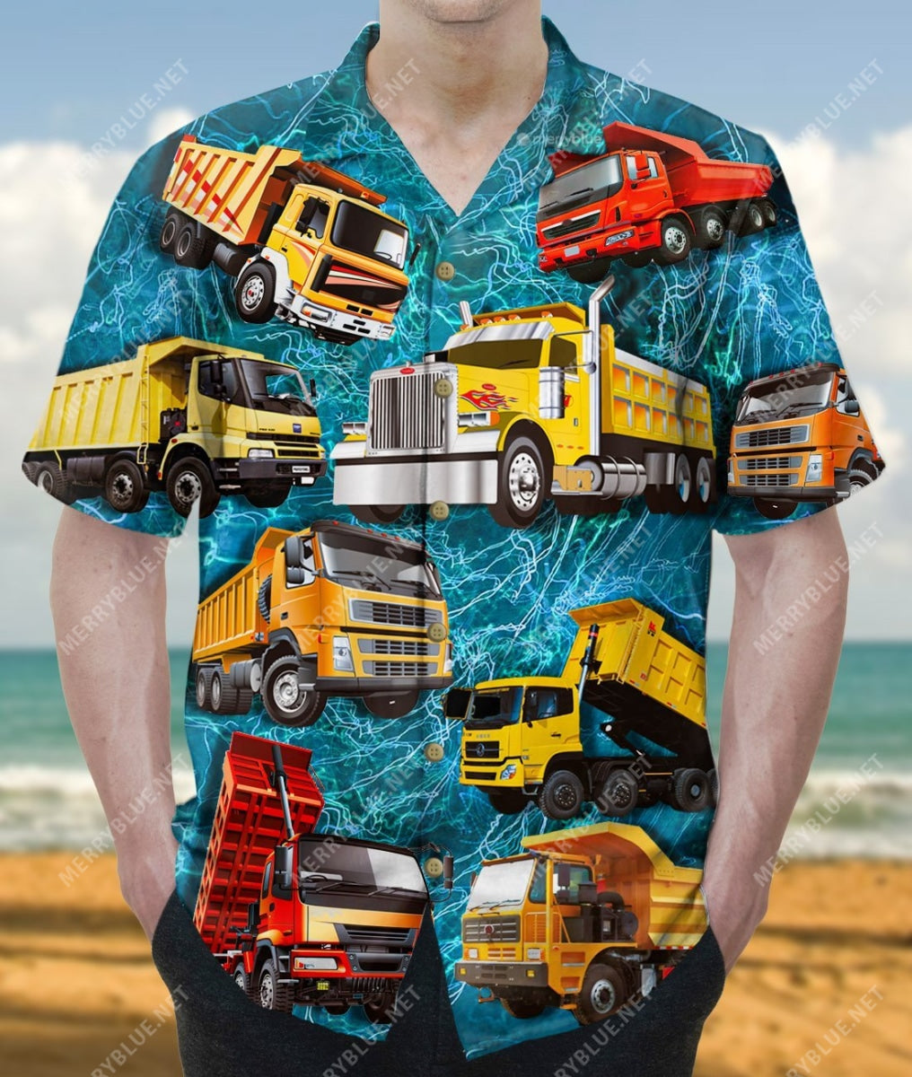 Real Men Drive Dump Truck Unisex Hawaii Shirt Ha104874