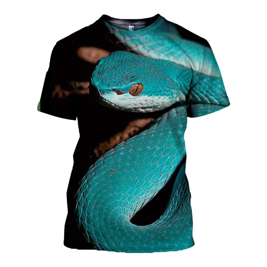 3D All Over Printed Snake T Shirt Hoodie 15122