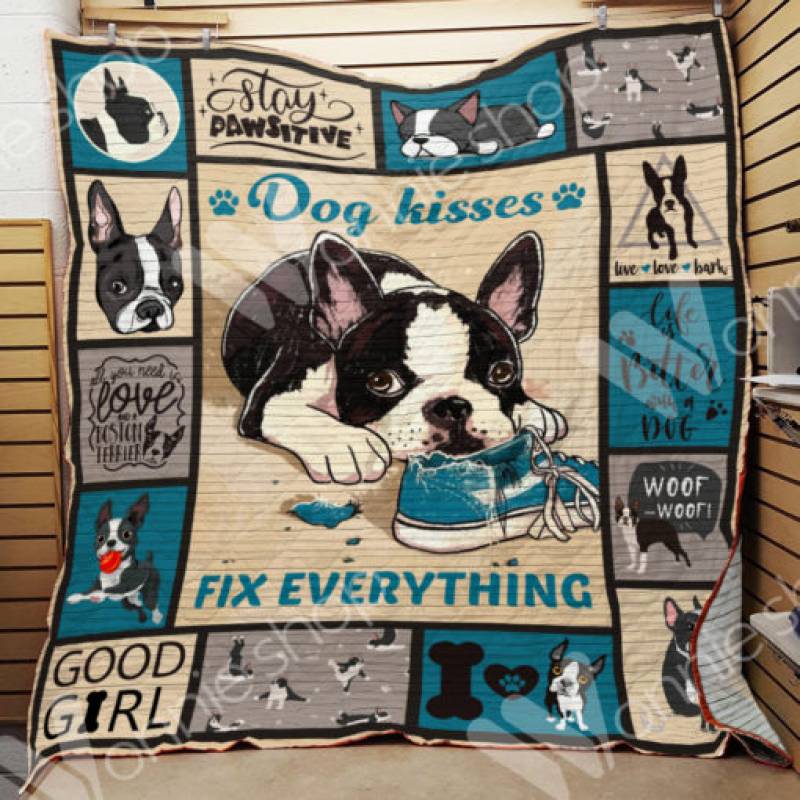 Boston Terrier Dog Blanket NOV0402 90O35