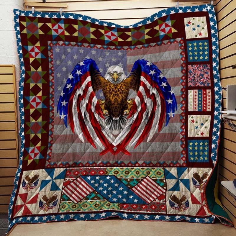 A BC-Eagle Veteran 3D Quilt Blanket