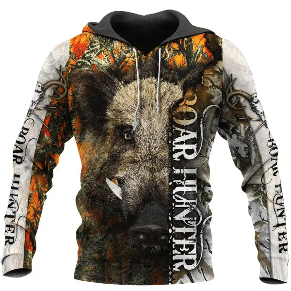 Pl412 Wild Boar 3D All Over Printed Shirts For Men And Women