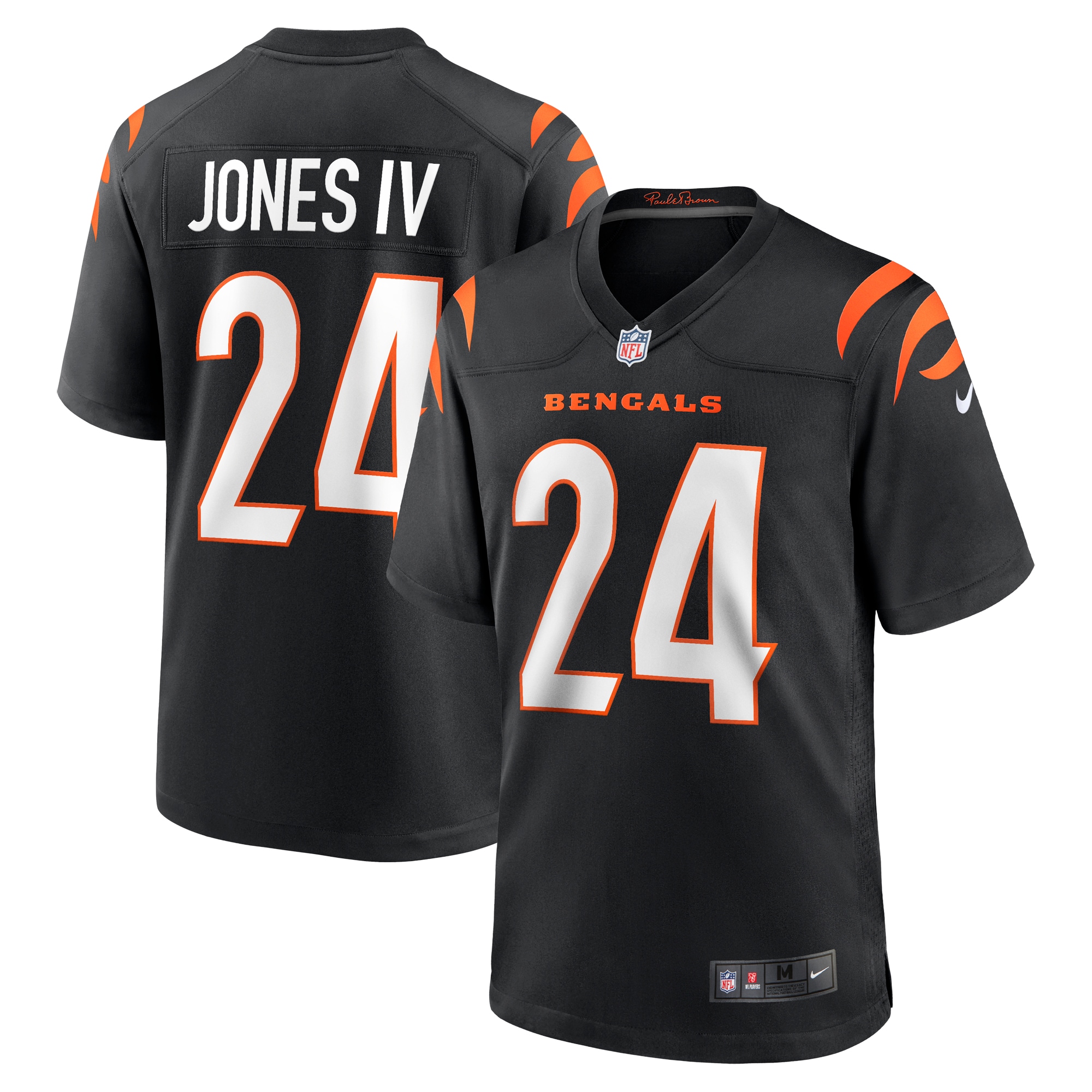 Men’s Cincinnati Bengals Sidney Jones Black Game Jersey