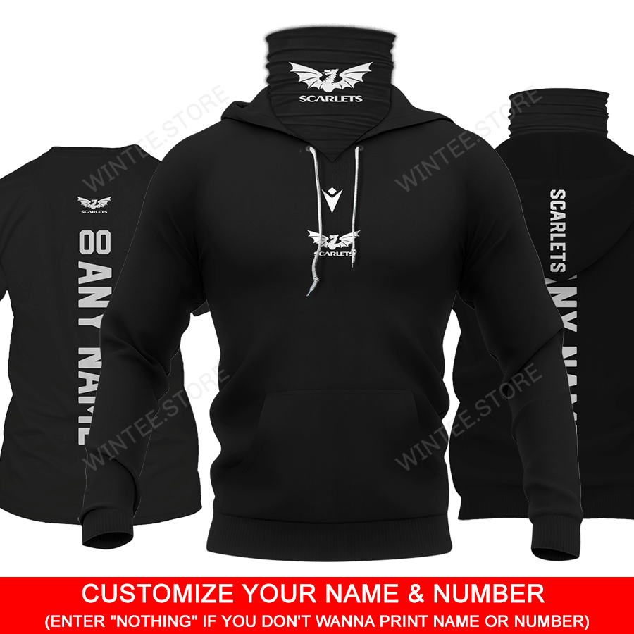 04Scarlets003 – CUSTOMIZE YOUR NAME & NUMBER – HOT SALE 3D PRINTED