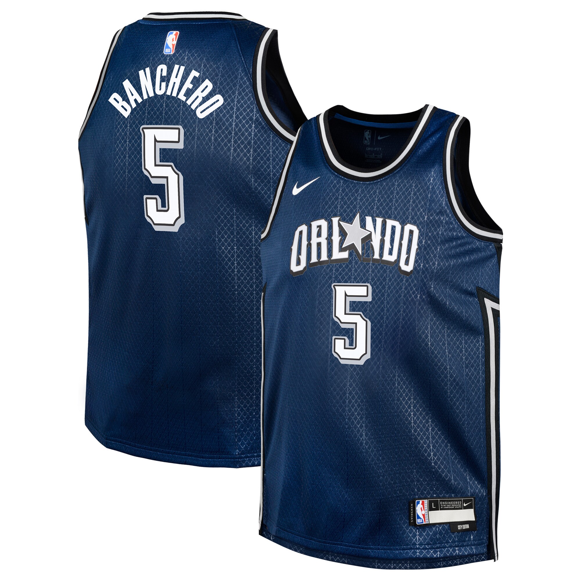 Paolo Banchero Orlando Magic Youth Swingman Jersey – City Edition – Navy