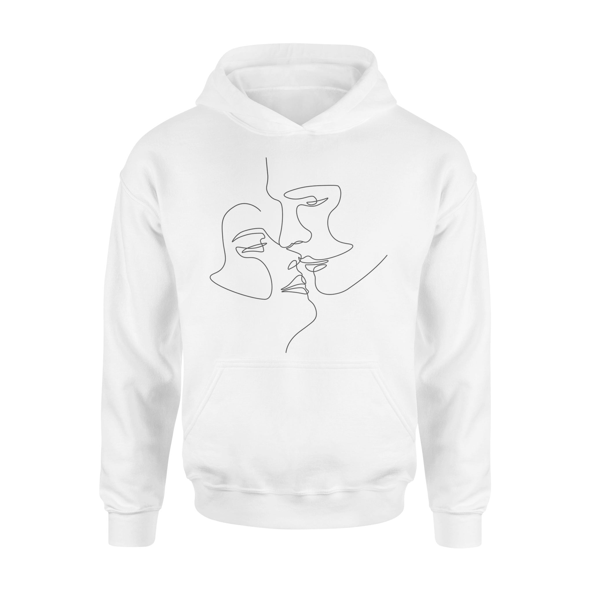 Couple illustration – Standard Hoodie