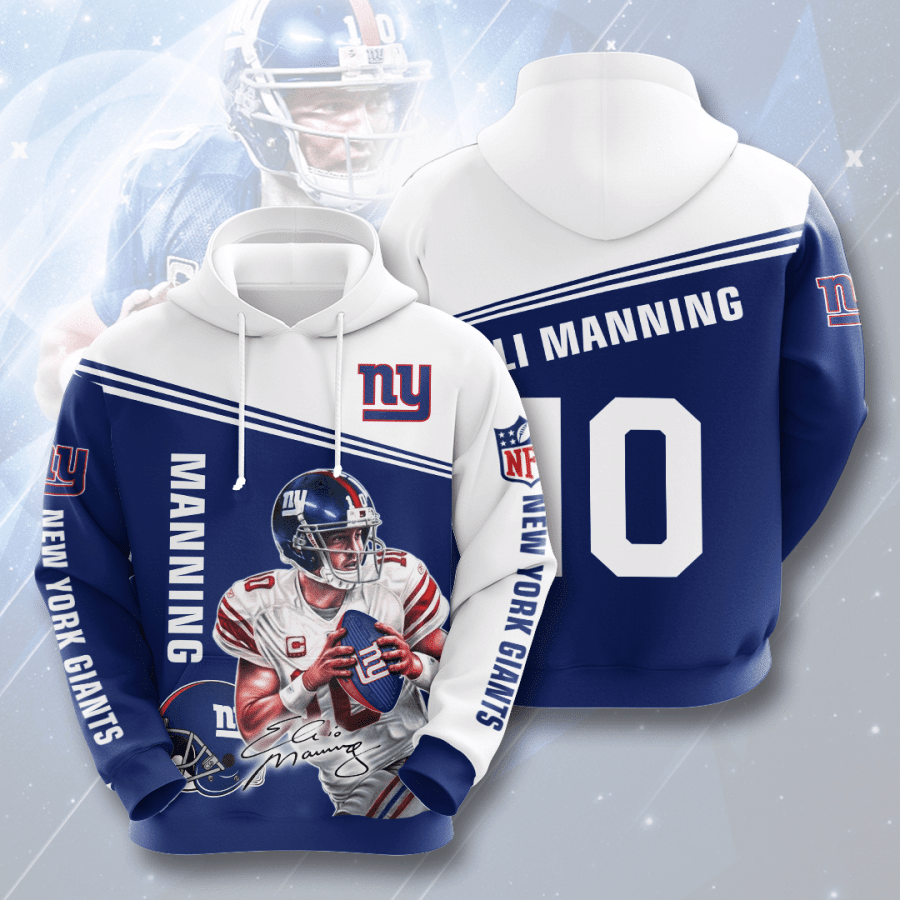 Eli Manning New York Giants New York Giants 32 Unisex 3D Hoodie Gift For Fans