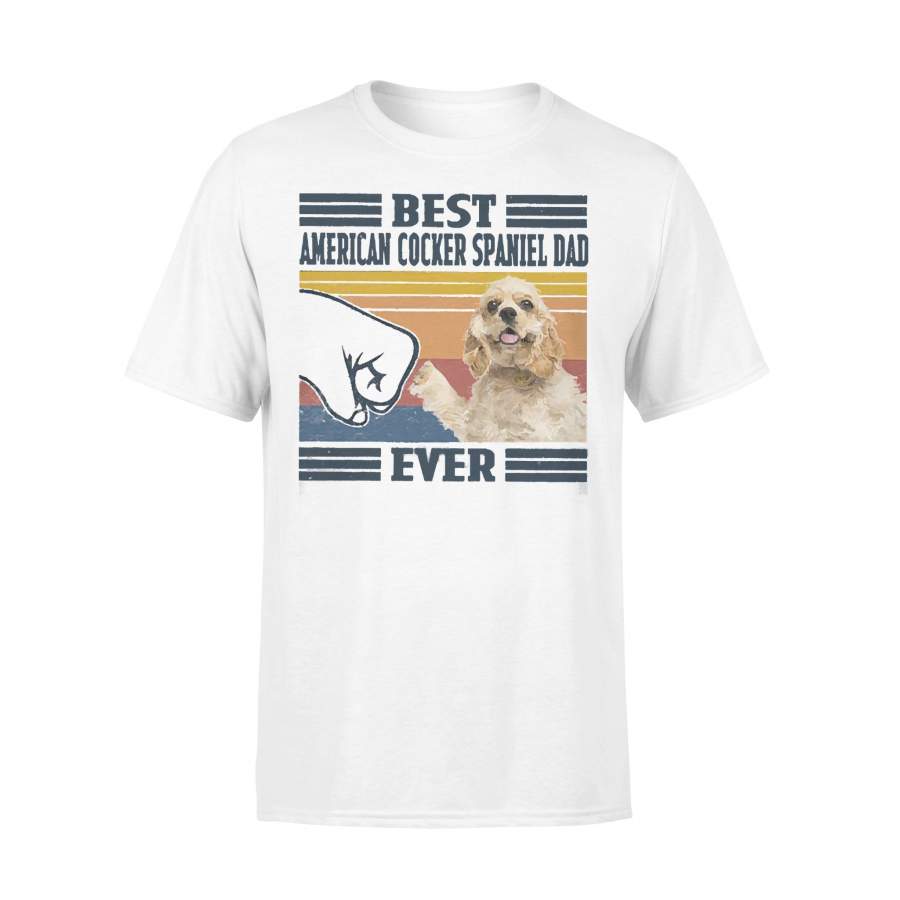 Father’s Day Best American Cocker Spaniel Dad Ever Vintage T-shirt