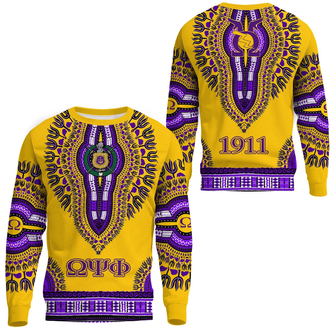 Fraternity Sweatshirt – Omega Psi Phi Dashiki Sweatshirts