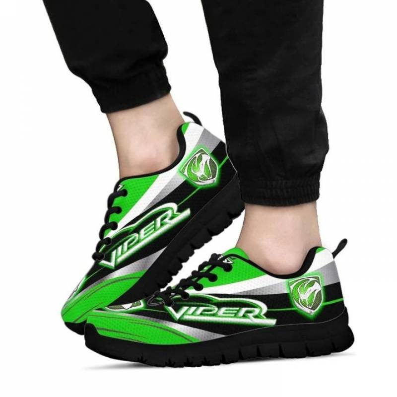 3D Printed Dodge Viper TDV Sneakers For Men & Women Ver 1 (Green)