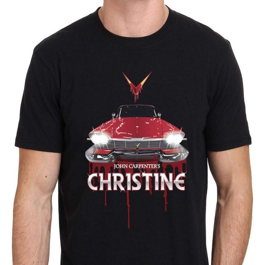 John Carpenter Horror Classic Christine Poster Art Custom Short Sleeve Casual Shirt