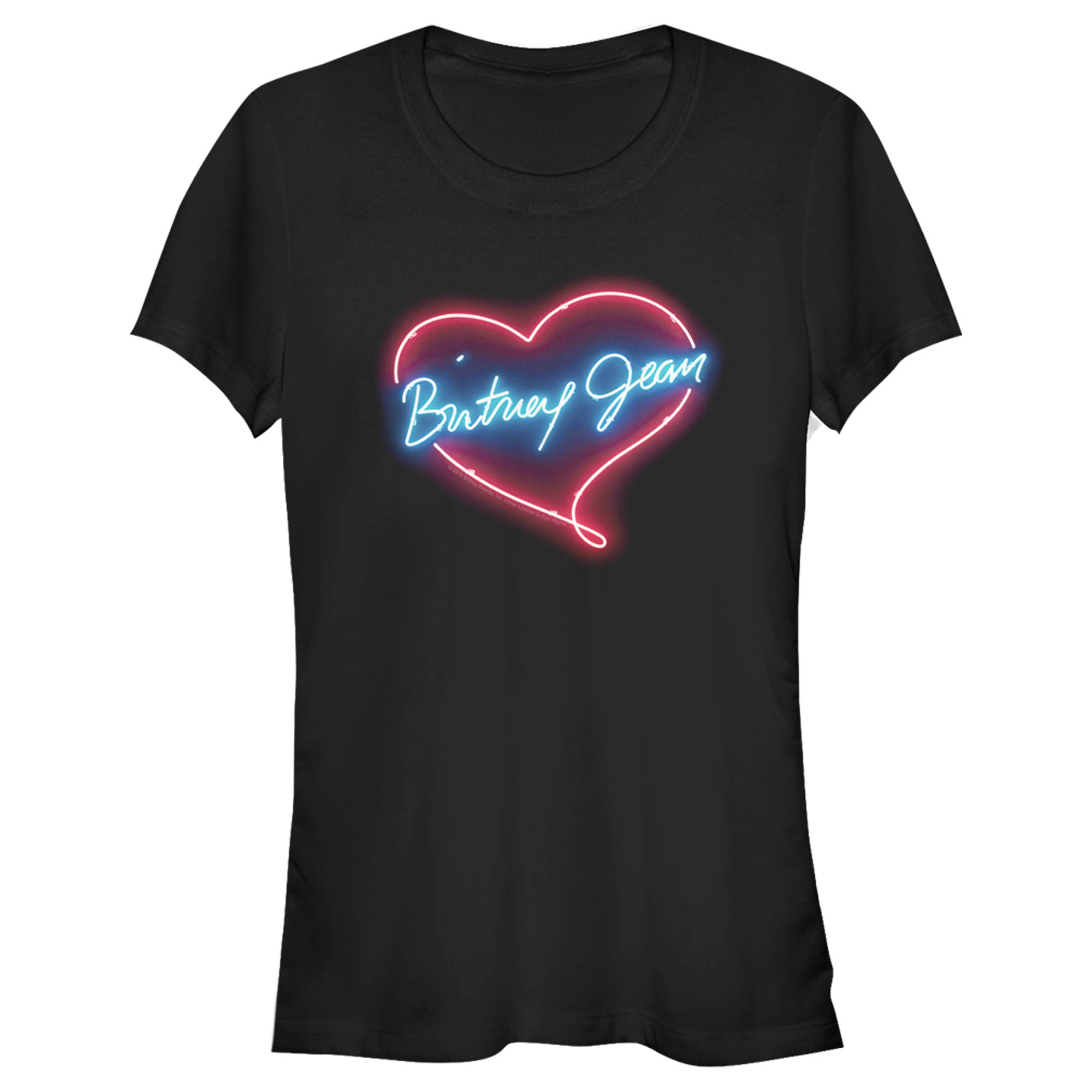 Britney Spears Junior’S Jean Neon Heart  T-Shirt