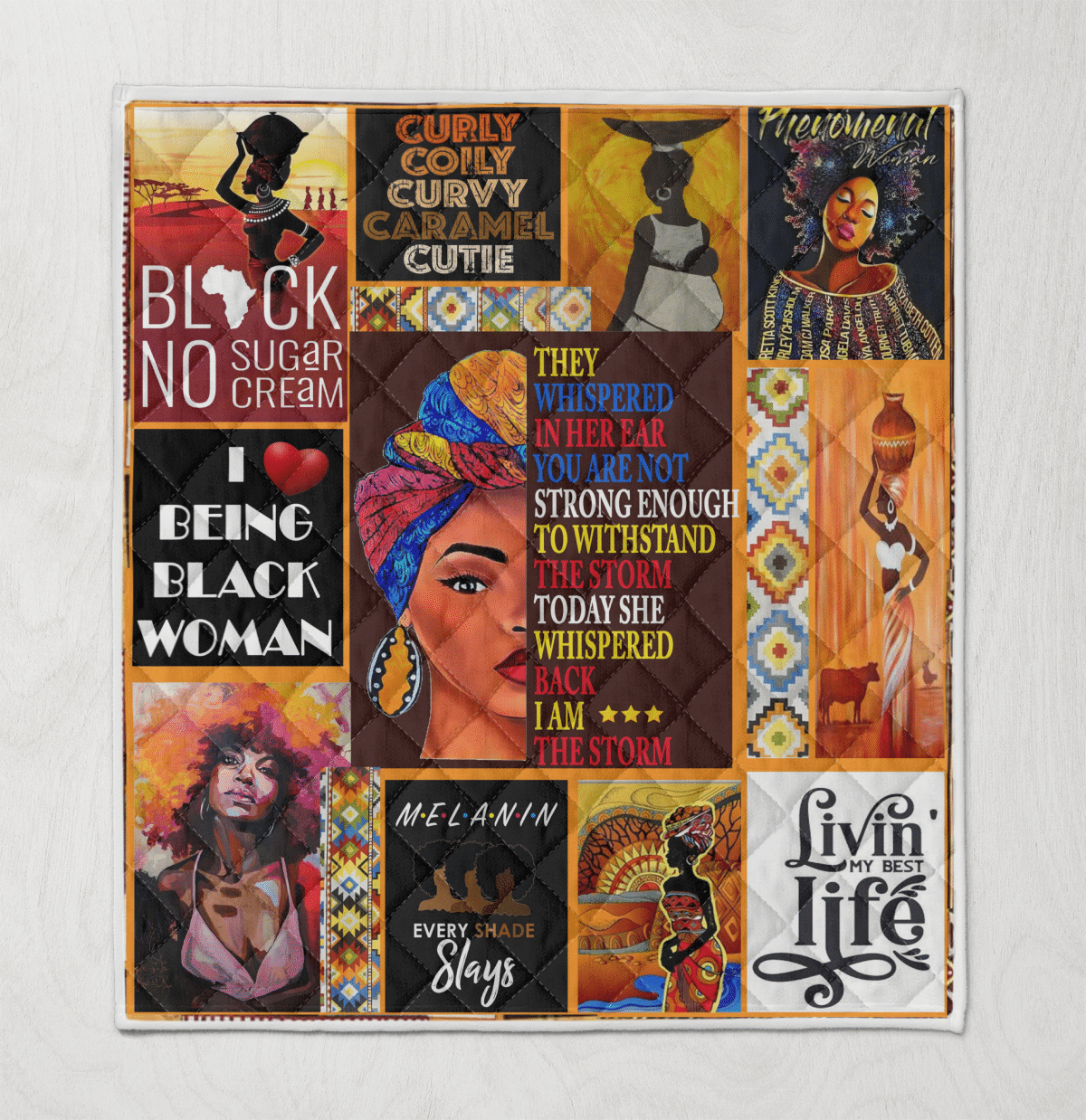 Quilt For Black Woman Art Quilt For Black Girl