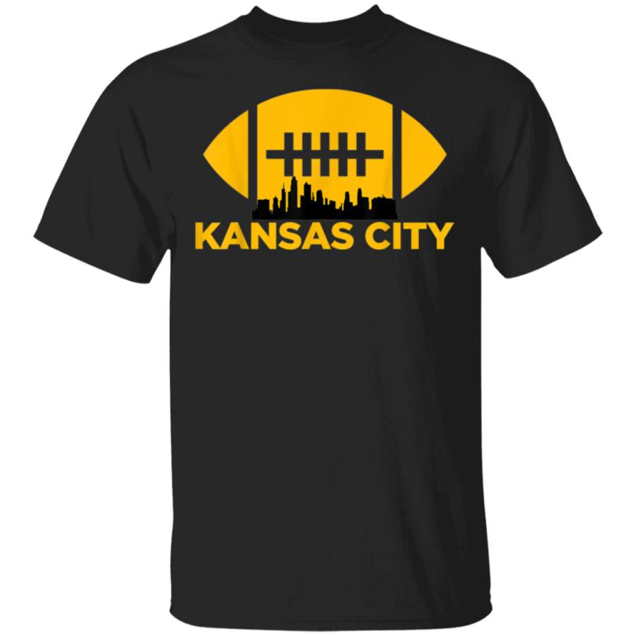 Kansas City Vintage Retro Cityscape Football Graphic Fans TShirt