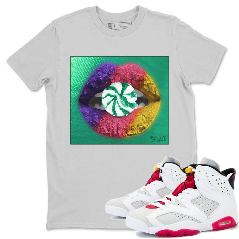 Lips Candy Silver T-Shirt – Air Jordan 6 Hare