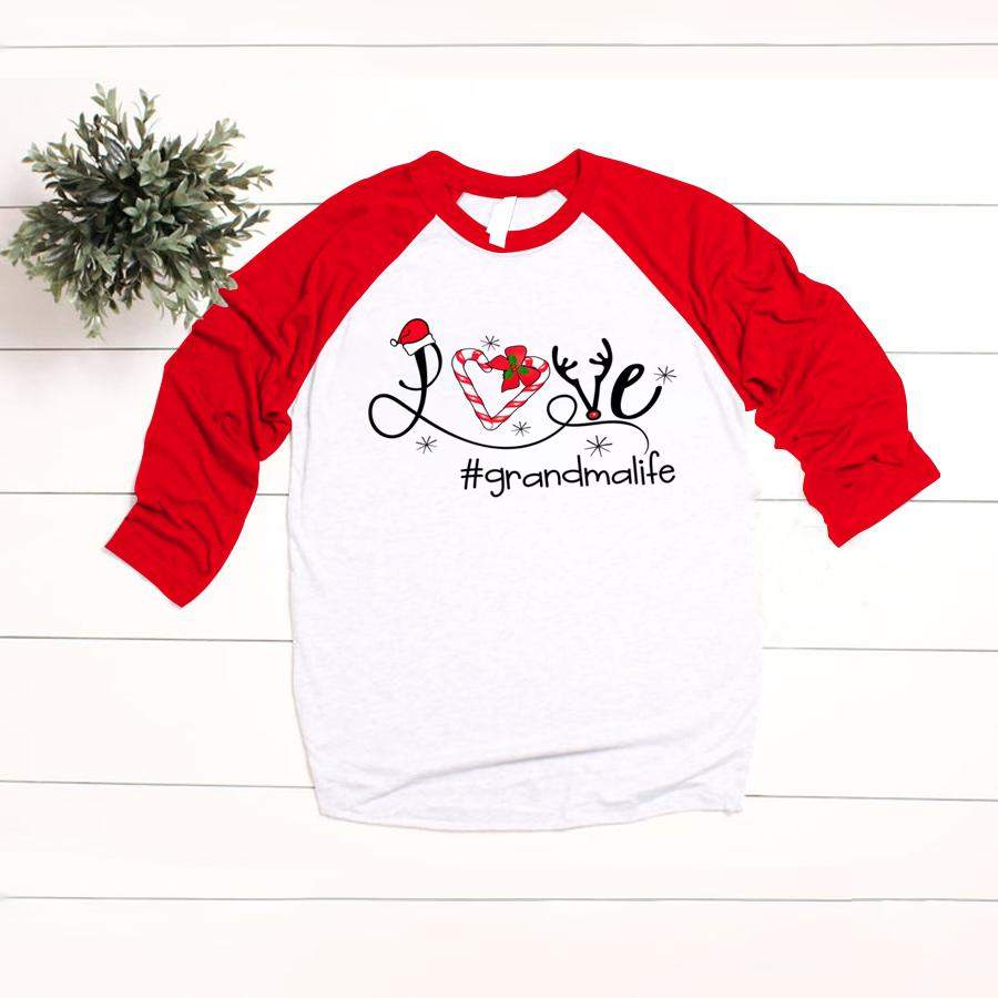 PERSONALIZED LOVE GRANDMA LIFE CHRISTMAS SHIRT