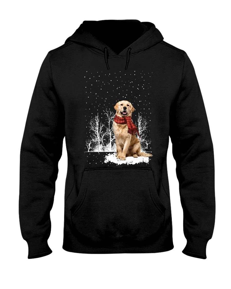 Snow Scarf – Golden Retriever 2 Hooded Sweatshirt