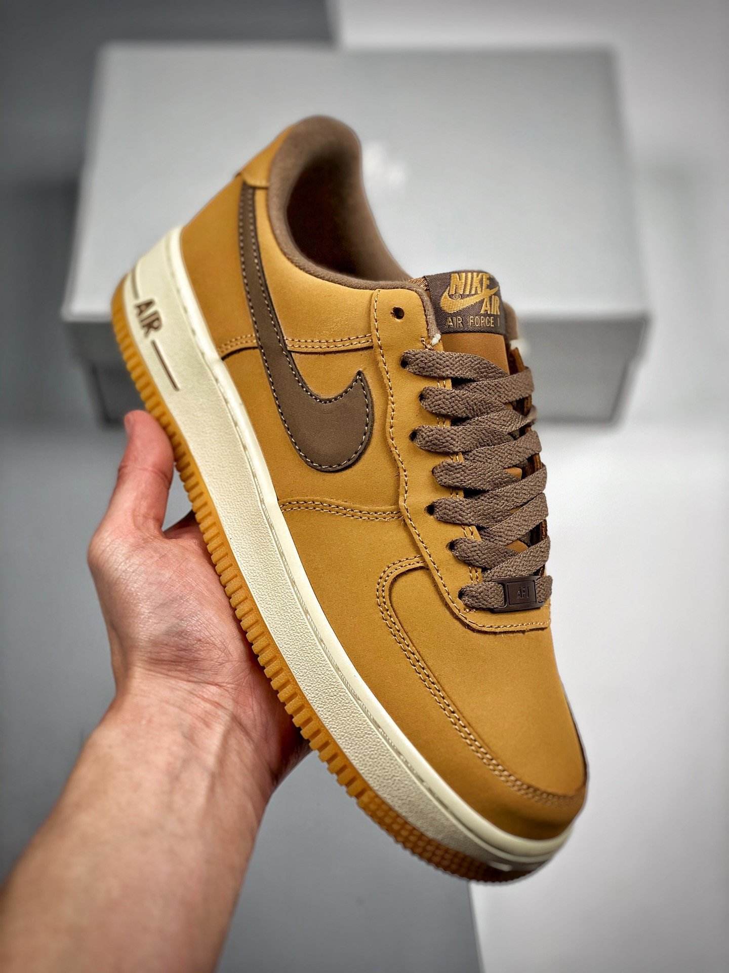 Nike Air Force 1 Low Waterproof WheatBrown-Net 5340541