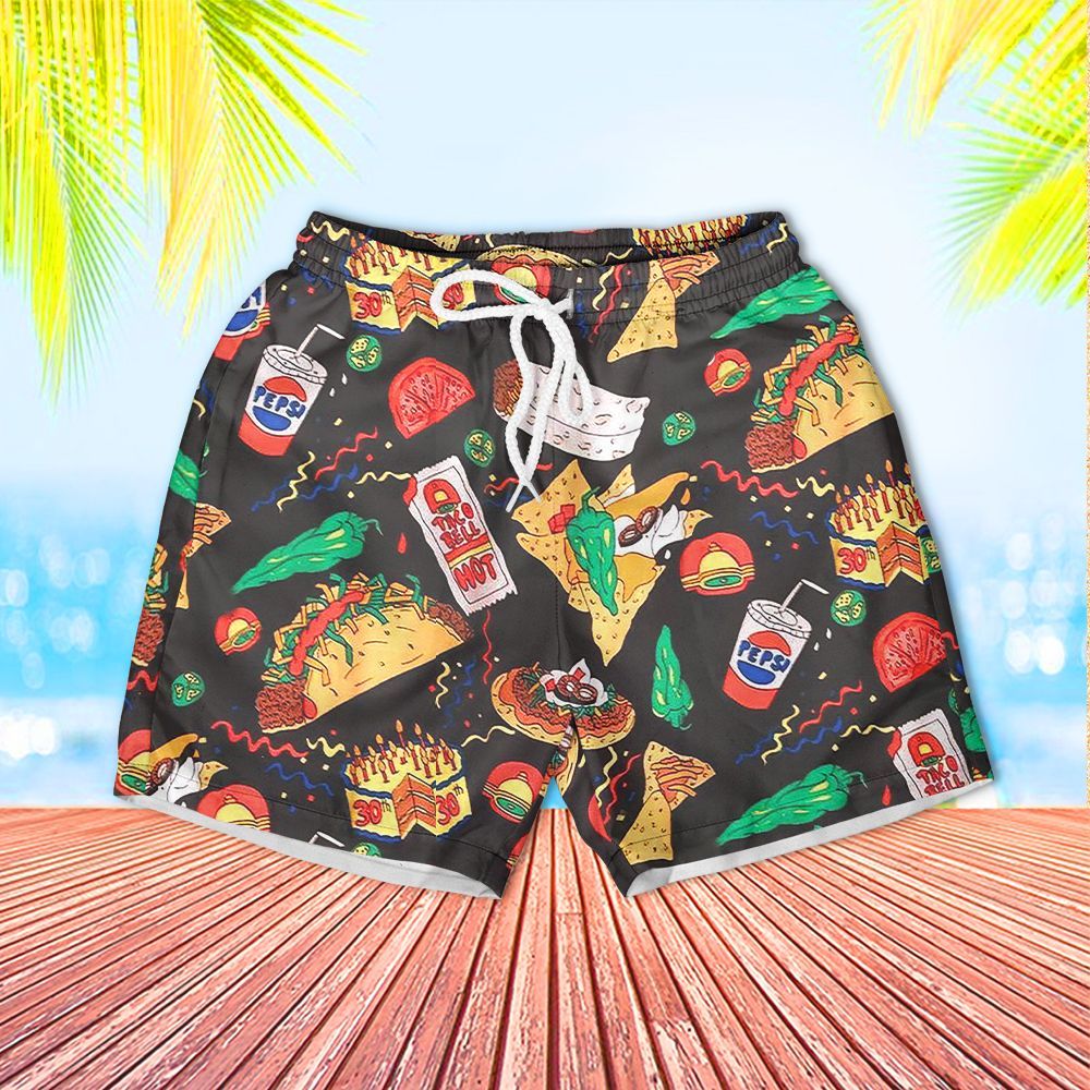 Taco Bell Hawaii Shorts Boys Hawaii Outfit For Kids Summer Beach Vacations Ideas Ha56429