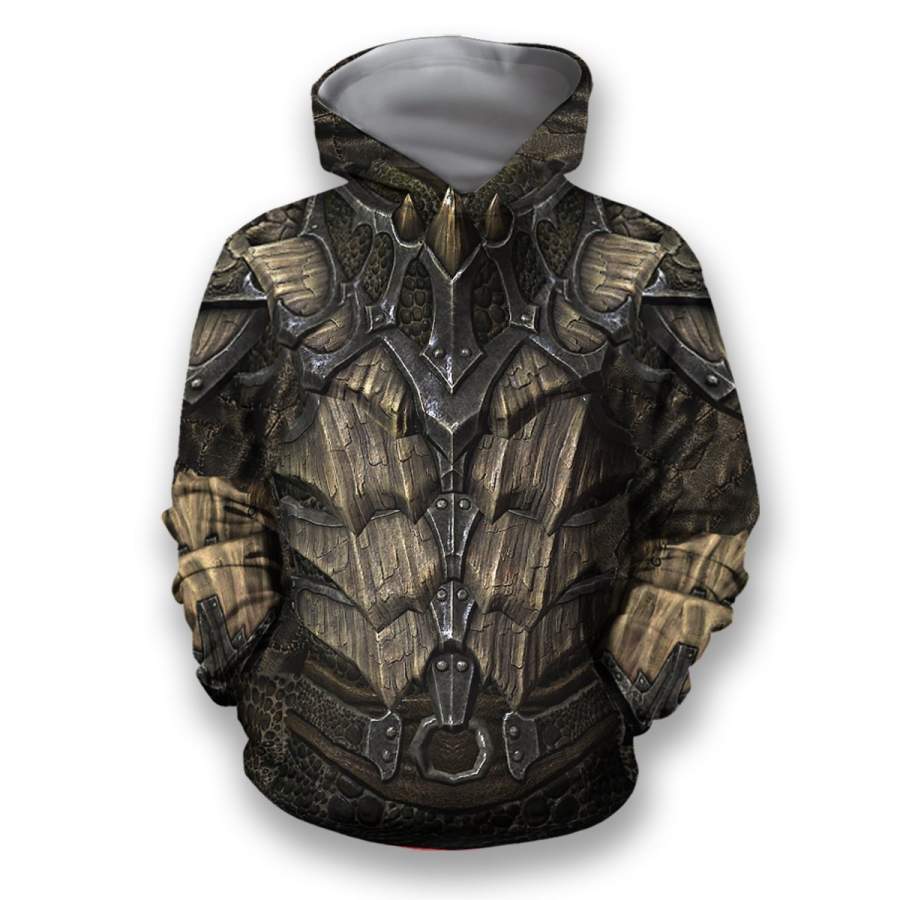 All Over Printed Dragonscale Armor Hoodie