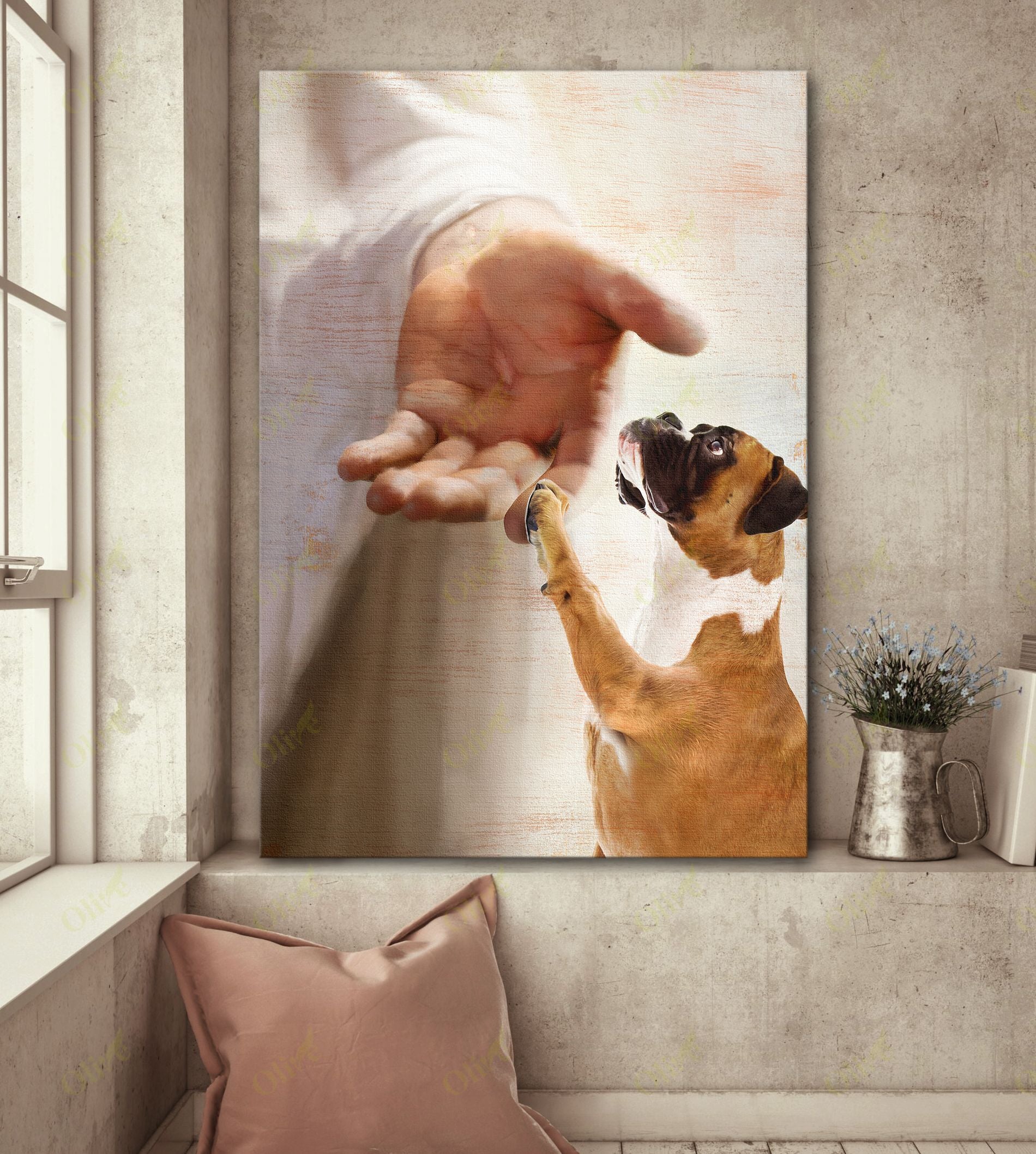 Boxer – Take My Hand Canvas Wall Art Home Decor