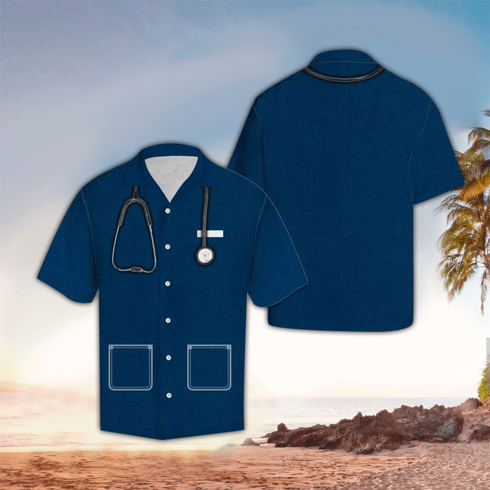 Nurse Hawaii Button Up Shirt For Aloha Ha65166