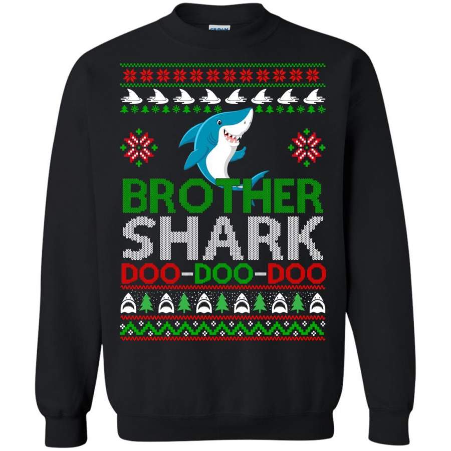 AGR Brother shark Doo Doo Doo Christmas sweatshirt