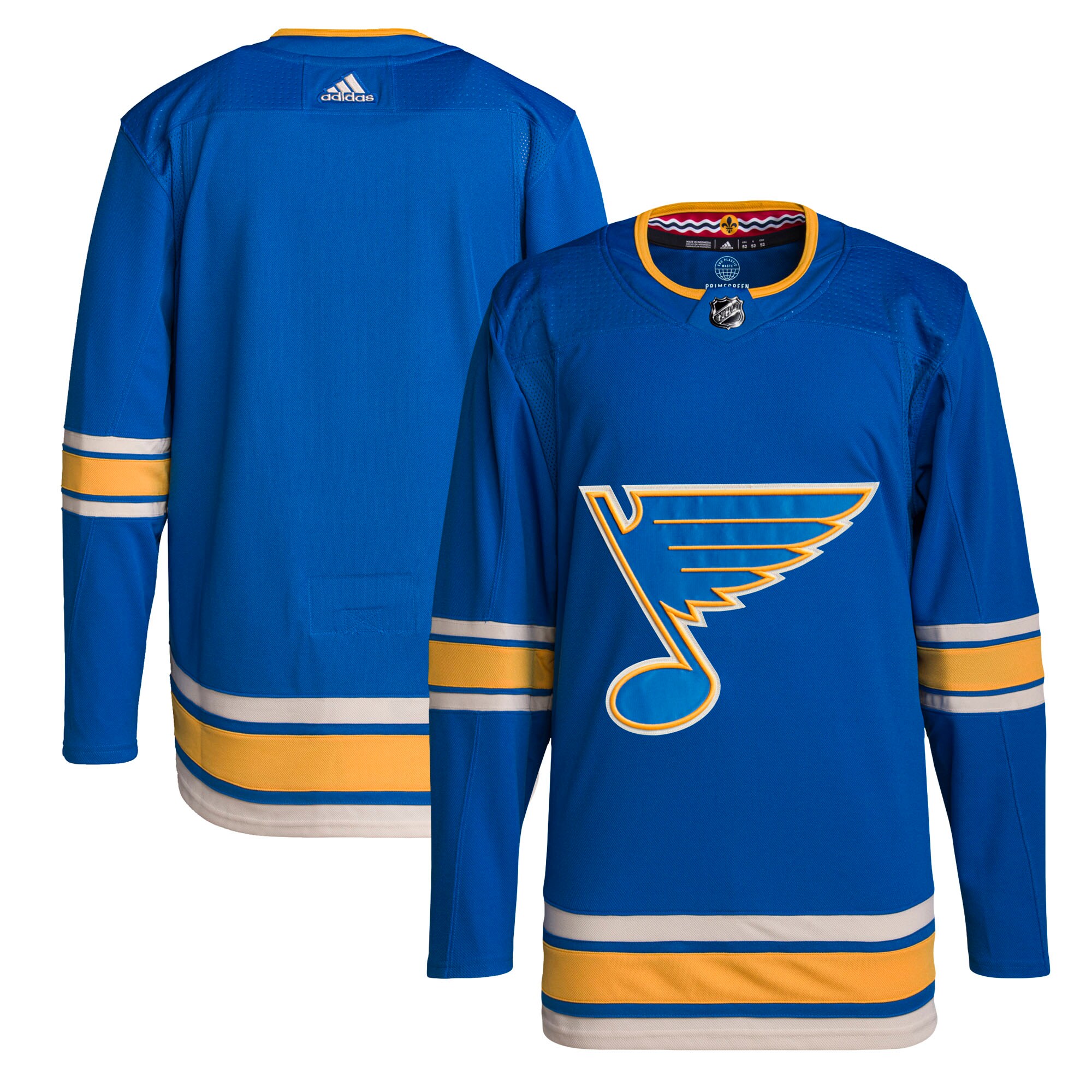 Men's St. Louis Blues adidas Blue Alternate Authentic Pro Jersey