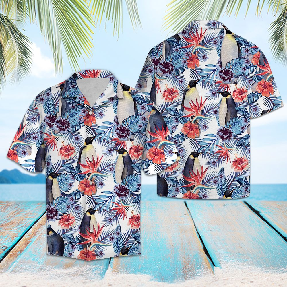 Penguin Hawaiian Shirt Pre10151