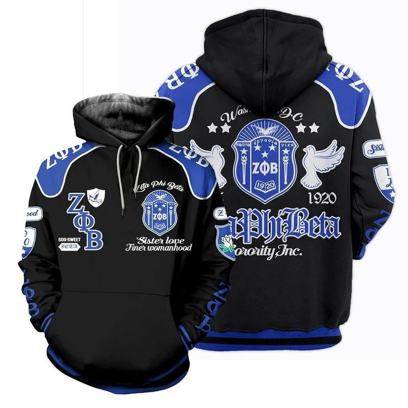 Sorority Hoodie – Dove Zeta Phi Beta 1920 Sorority Hoodie