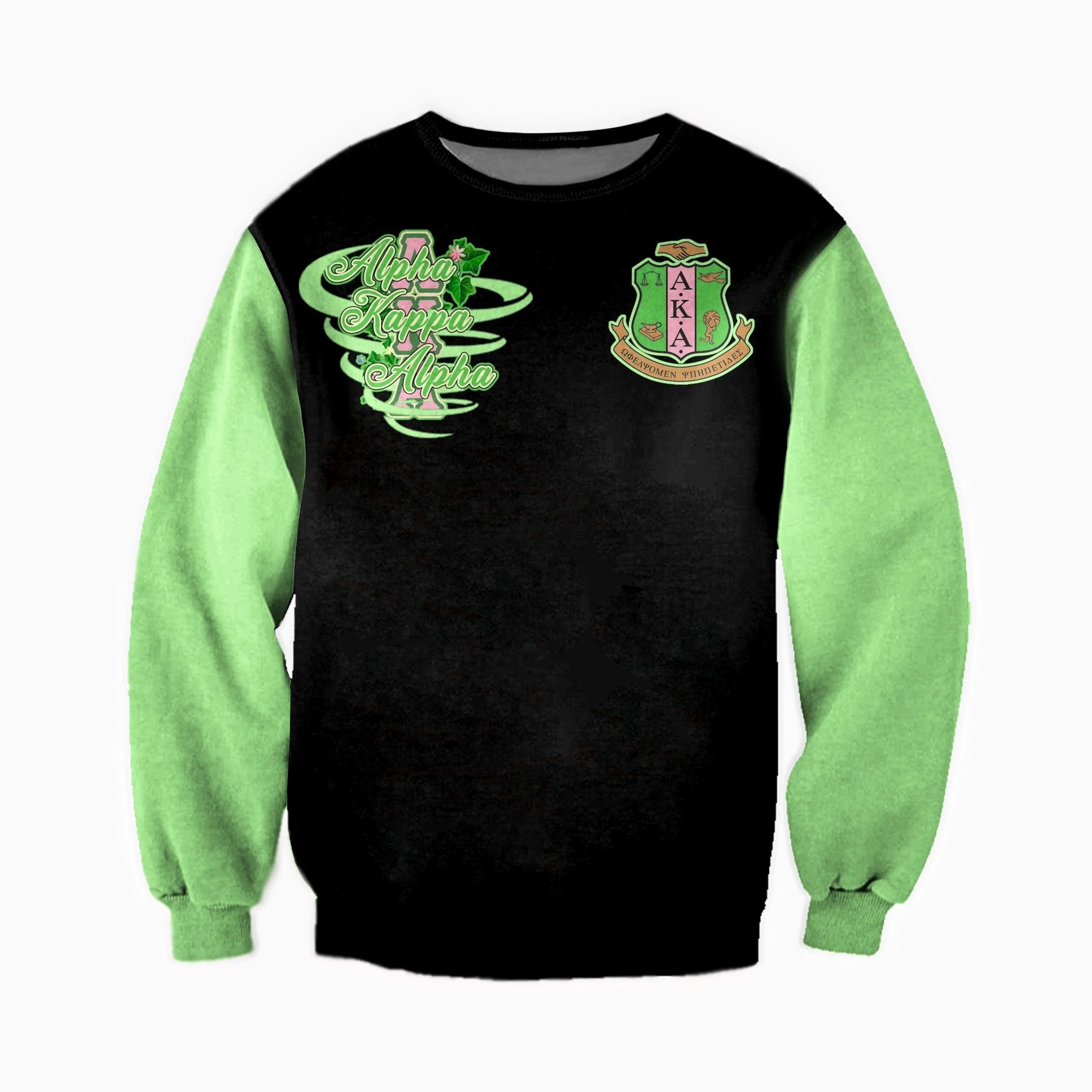 Greek Life Sweatshirt – Strong Women Alpha Kappa Alpha Crewneck Sweatshirt