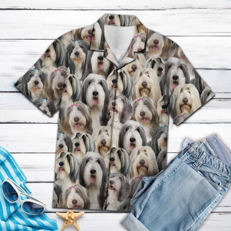 Bearded Collie Awesome Hawaiian Shirt Ha12399