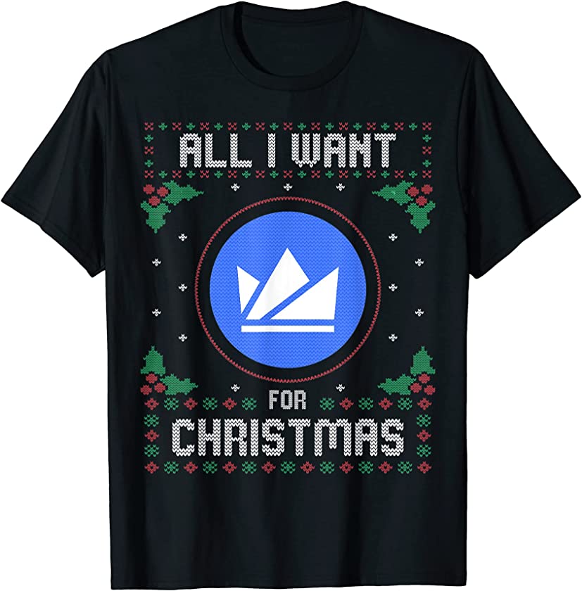 WazirX Ugly Christmas Sweater, All I Want For Xmas T-Shirt