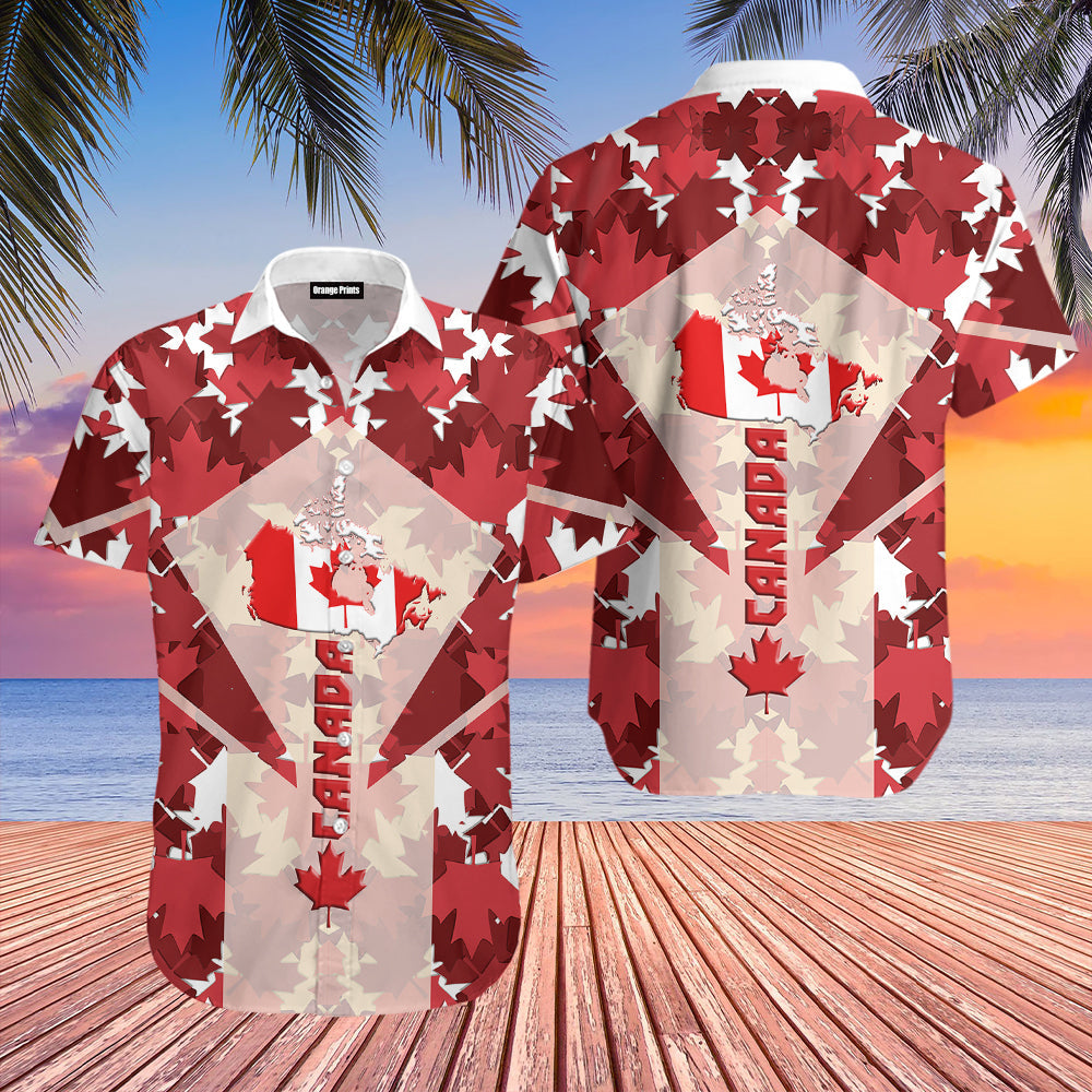 Canada Maple Leaves Hawaii Shirt For Men Women Ha31327