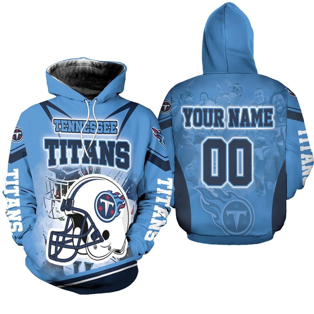 Tennessee Titans Helmet AFC South Division Champions Super Bowl 2021 Personalized Hoodie