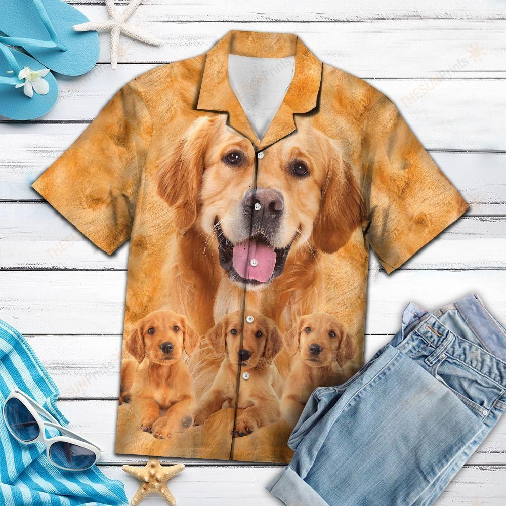 Awesome Golden Retriever Hawaiian Shirt Ha97582