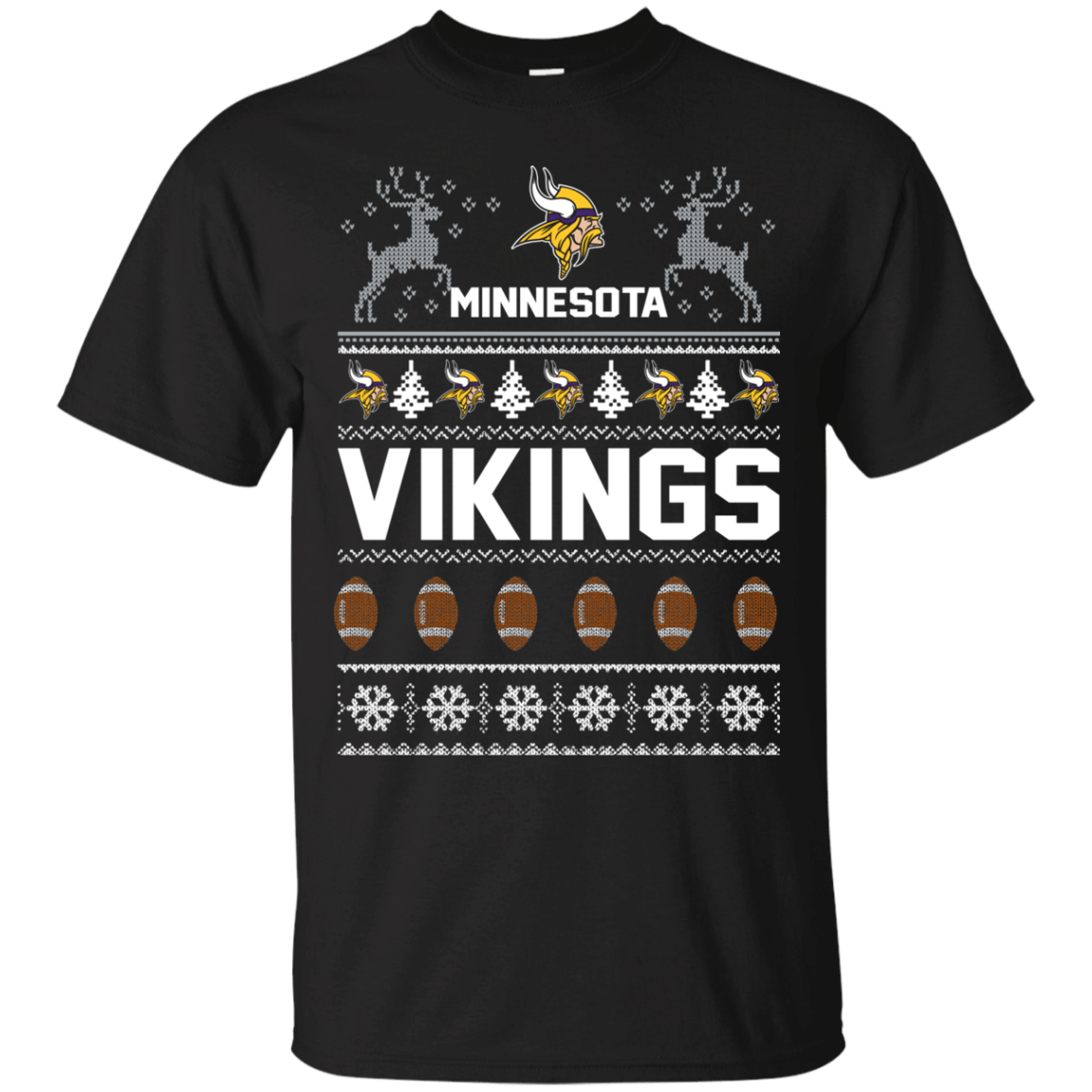 Check out this awesome Minnesota Vikings Ugly Christmas T shirt