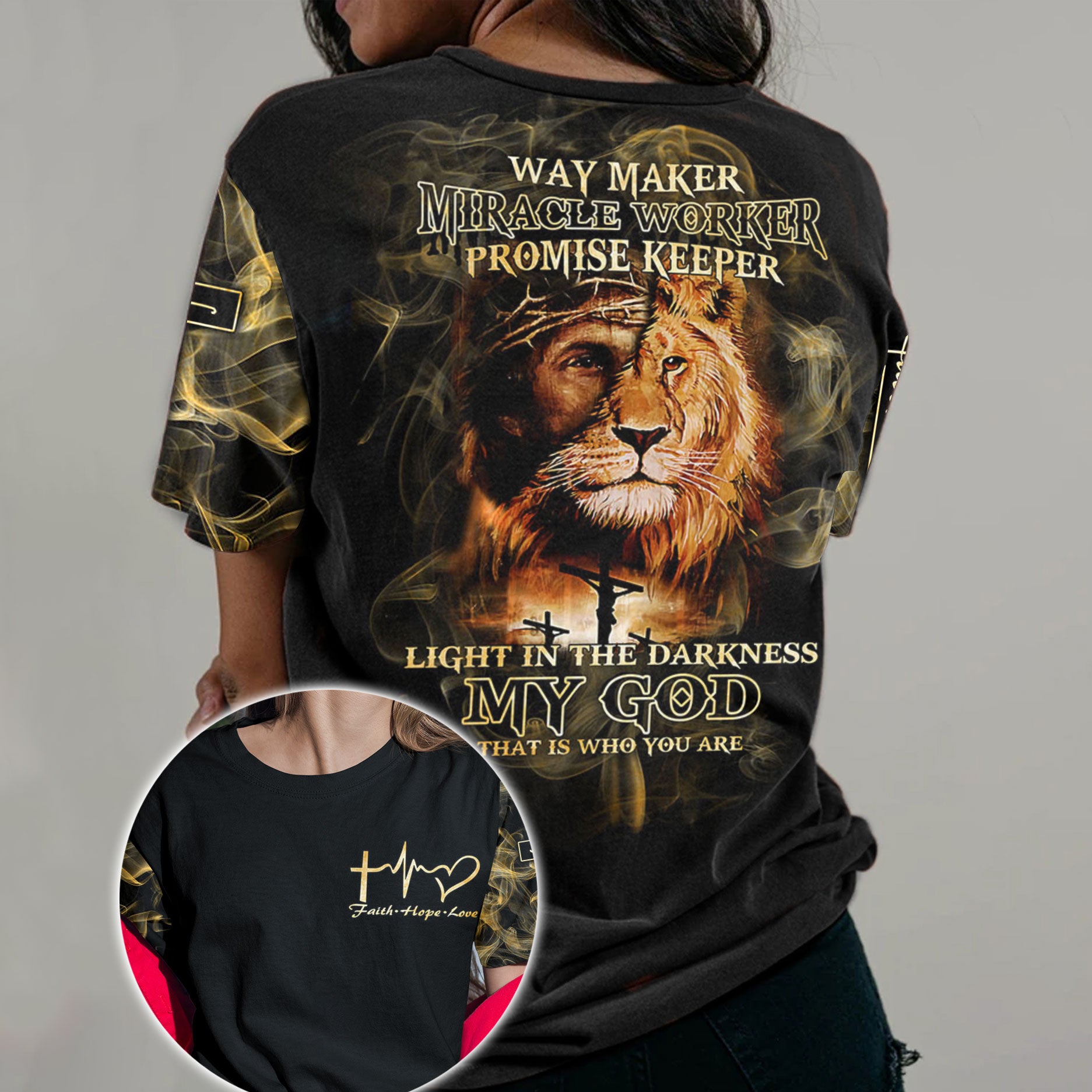 Way Maker Lion Jesus Vintage All Over Print – Tltt0604212HA