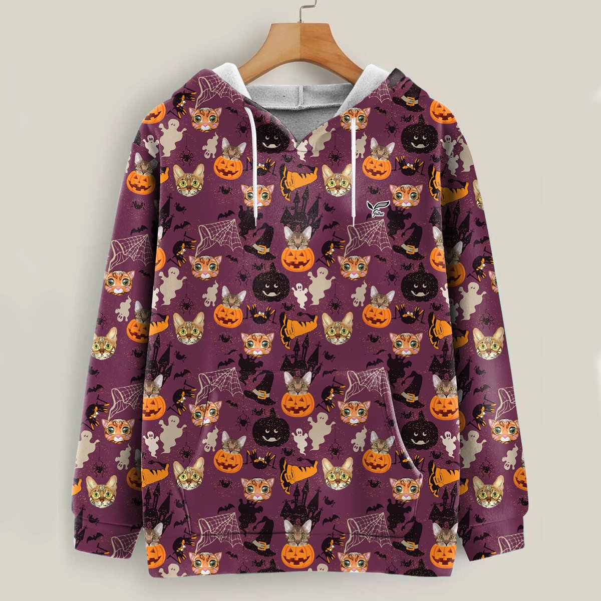 I’M A Haunt Mess – Bengal Cat Halloween Hoodie