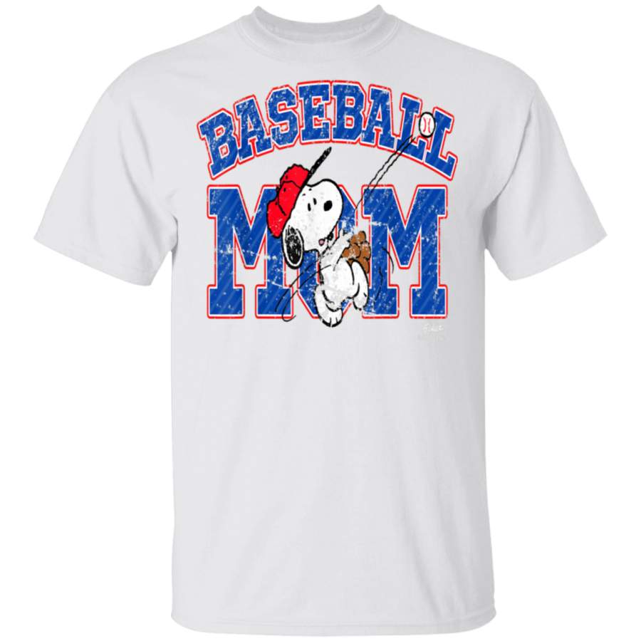 Peanuts Snoopy Baseball Mom T-Shirt