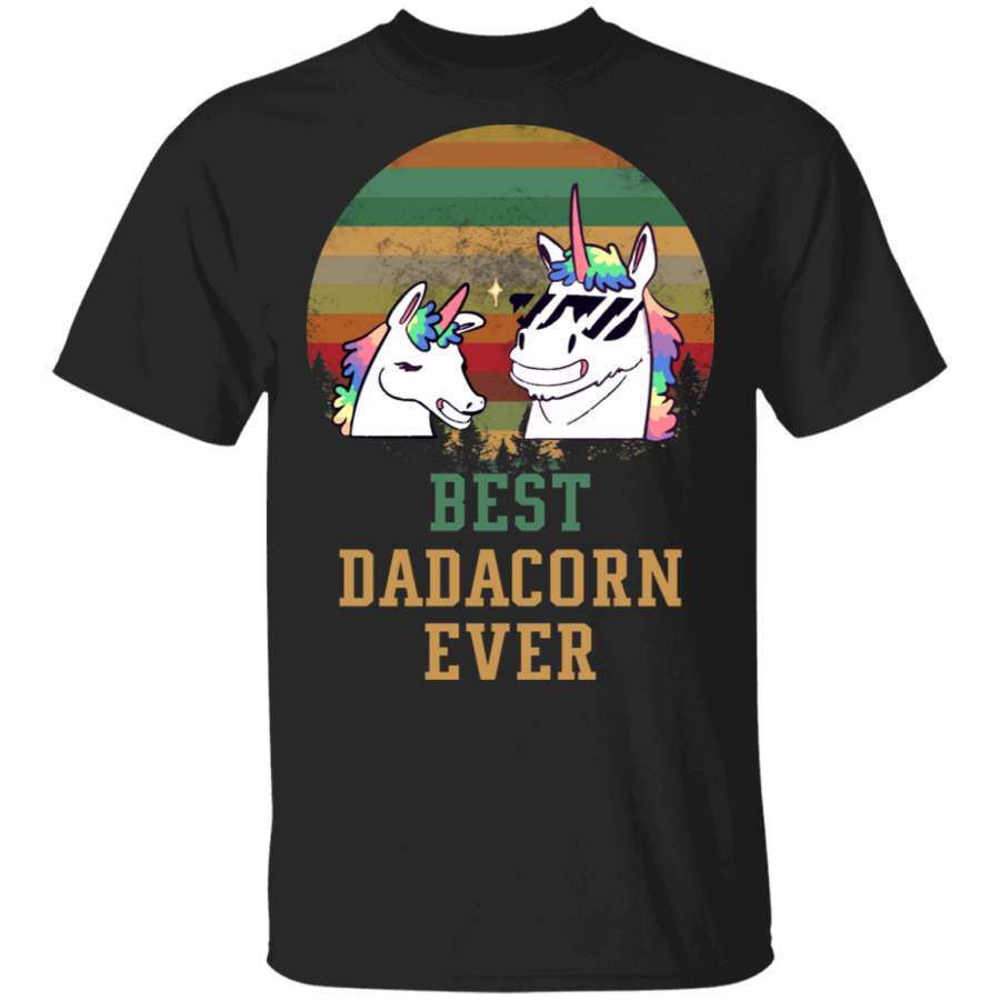 Dadacorn Unicorn Dad Father Day Gift Tshirt