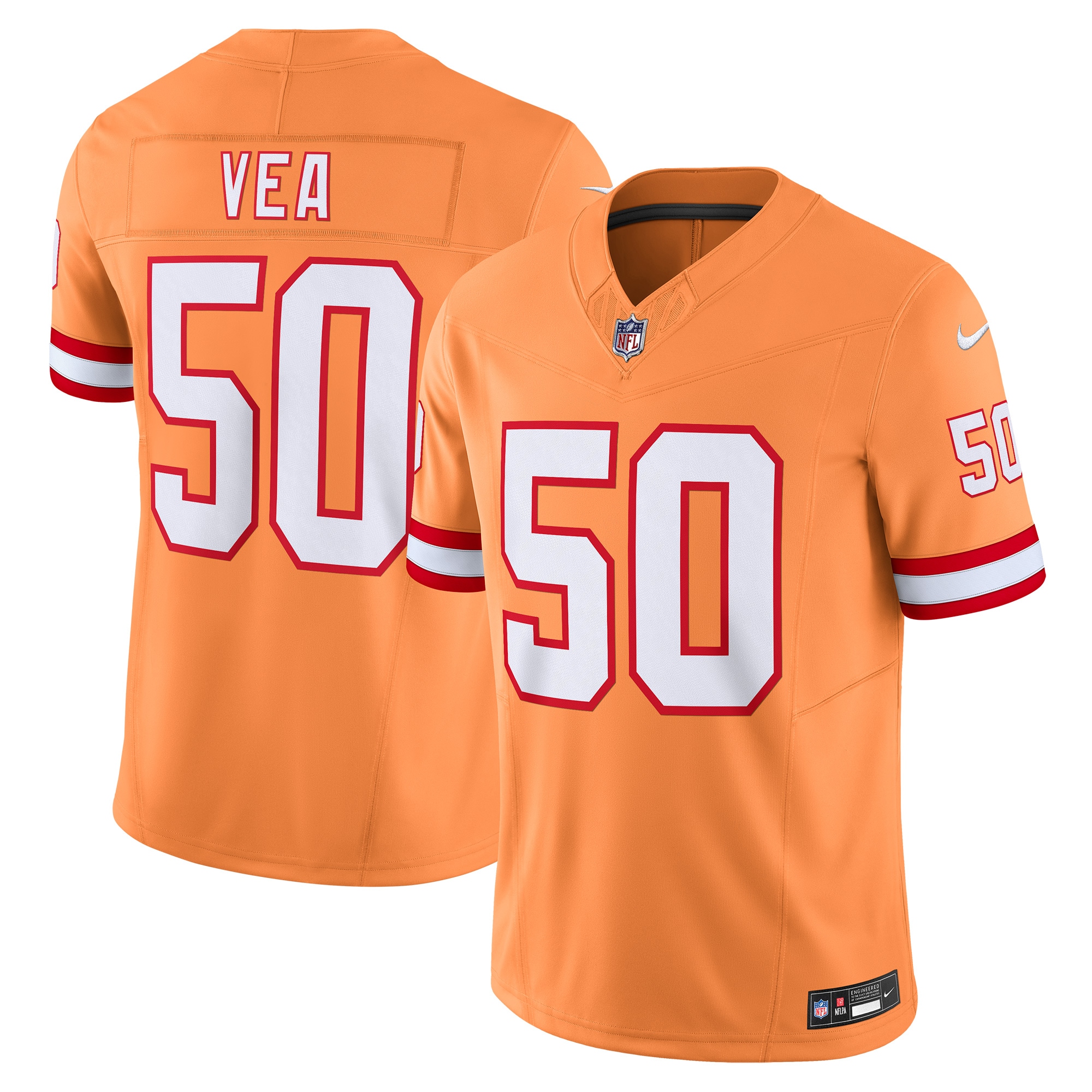 Vita Vea Tampa Bay Buccaneers Vapor F.U.S.E. Limited Jersey – Orange