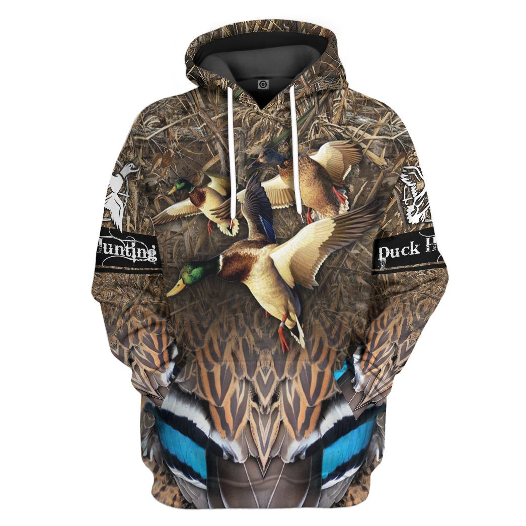3D Duck Hunting Lovers Custom Tshirt Hoodie Apparel
