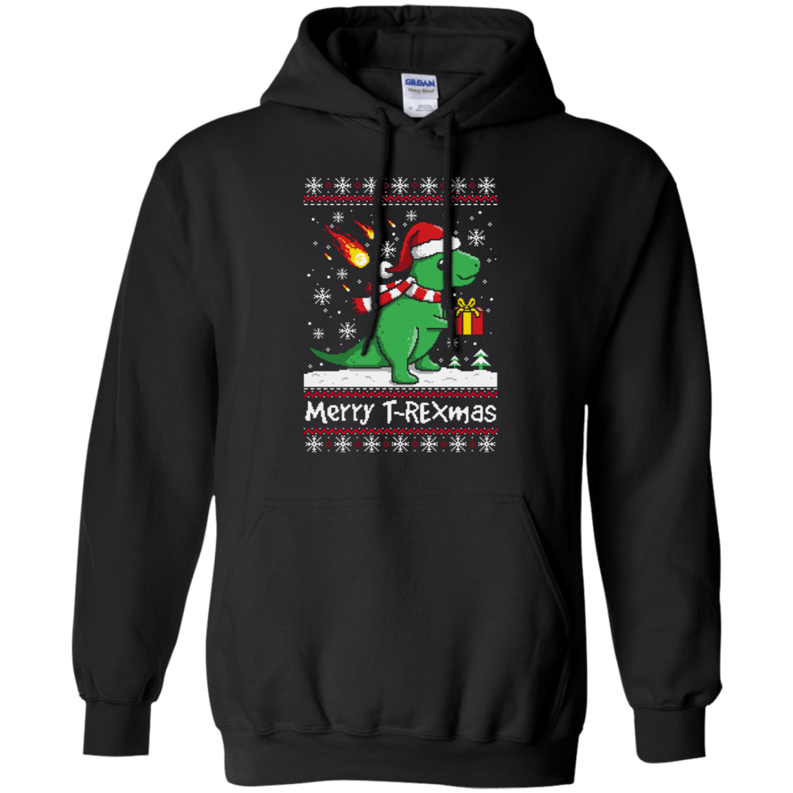 Buy Merry T Rex Xmas Ugly Christmas Hoodie