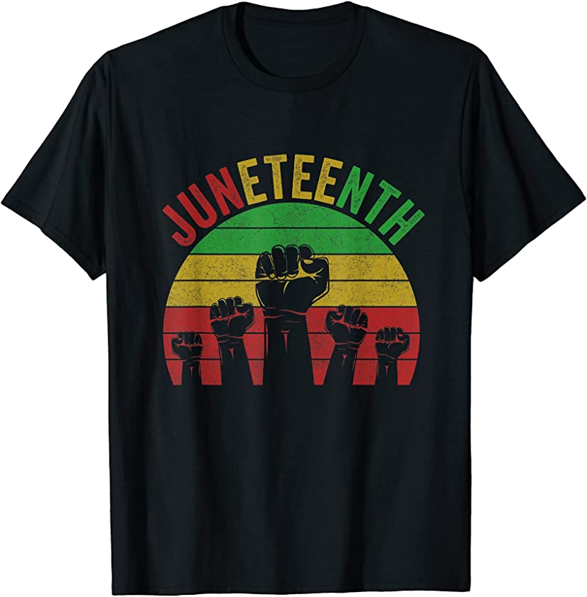 Juneteenth Independence Day Free-ish Since 1865 Black Queen T-Shirt