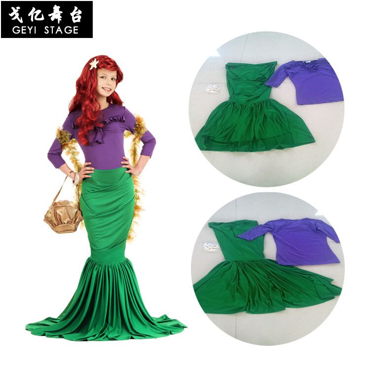 2020 Sexy Costumes for Girls Princess Ariel Dress The Little Mermaid Ariel Princess Cosplay Costume Women Mermaid Dress alx