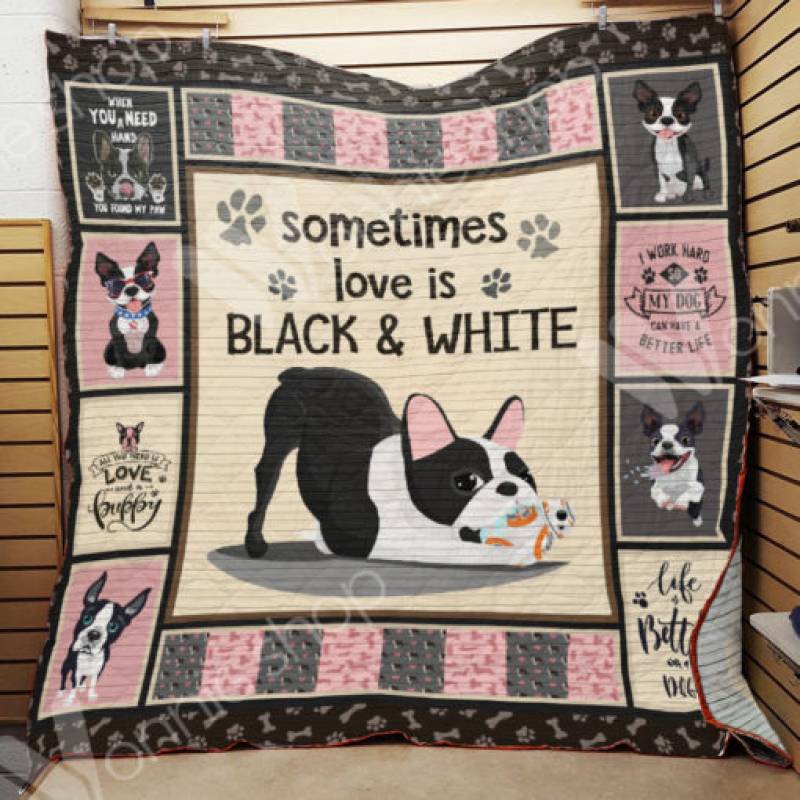 Boston Terrier Dog Blanket AU0701 95O43