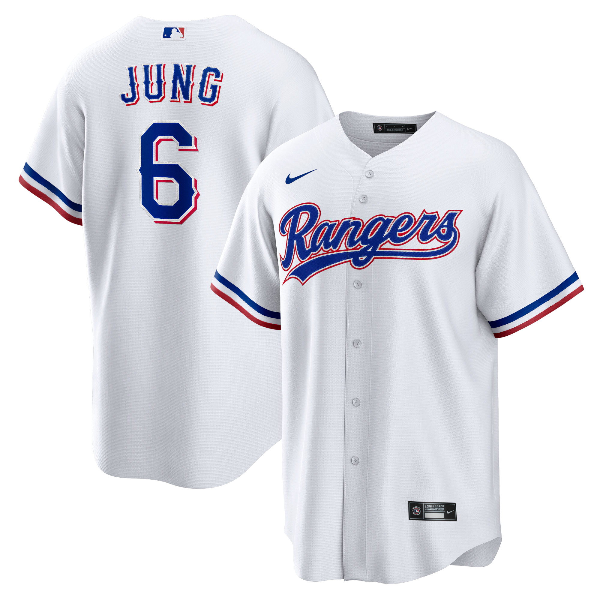 Josh Jung Texas Rangers Replica Player Jersey – White