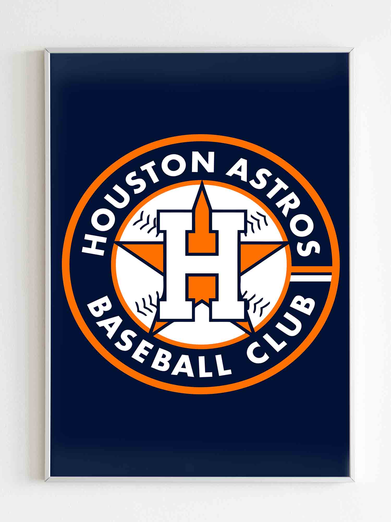 Houston Astros Baseball Club Poster