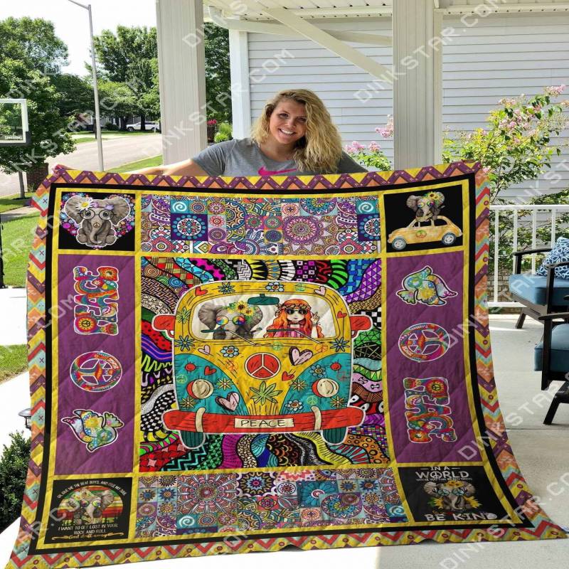 Hippie Girls Elephant M Quilt