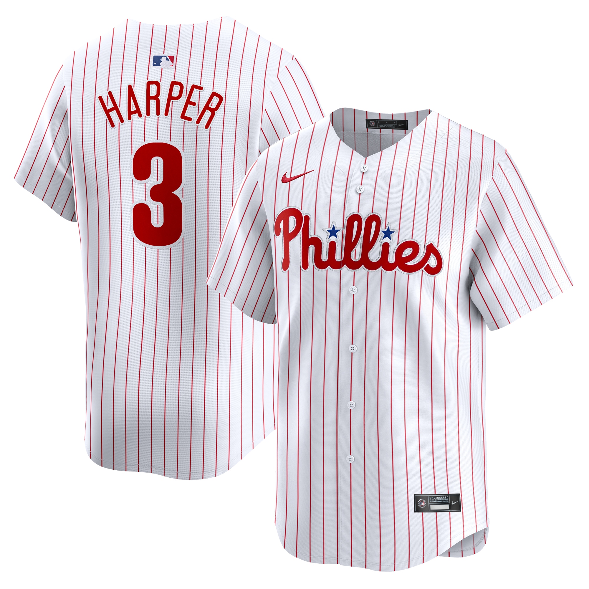 Bryce Harper Philadelphia Phillies Youth Home Limited Player Jersey – White